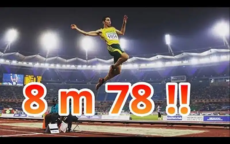 跳远世界纪录!一跳8米2,震惊现场