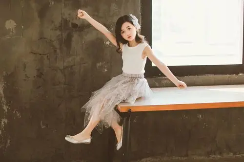 童装拍摄 淘宝模特拍摄 女童儿童服装拍摄