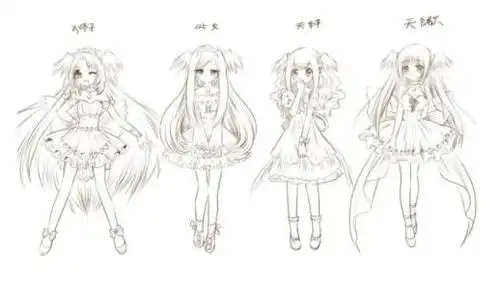 十二星座画像简笔画