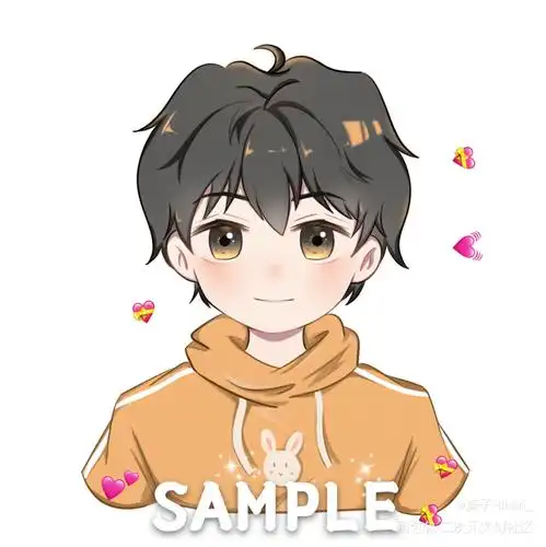 蒋丞选手!_撒野蒋丞平涂日系q版头像同人巫哲绘画作品