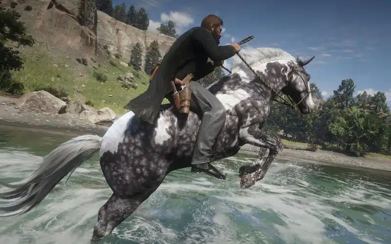 【荒野大镖客2】如何捕捉摄影师任务的稀有马?_哔哩哔哩_bilibili