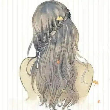 卡通女背影微信头像图片复古 卡通头像图片大全 -【爱个性】