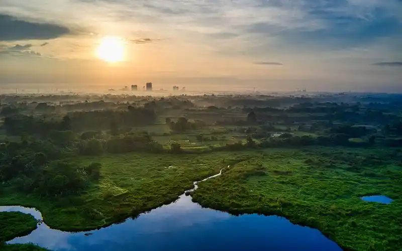 唯美迷人的清晨风景桌面壁纸