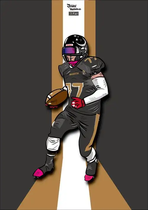 济南猛犸美式橄榄球队联名锦鲤精酿ipa啤酒包装设计