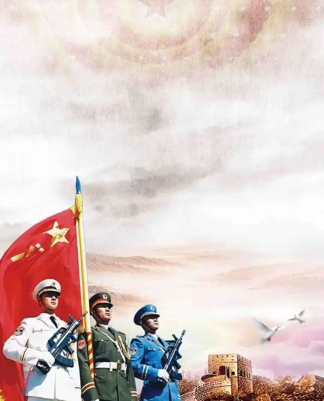 高清军旅主题背景,子弟兵是当代最可爱的人