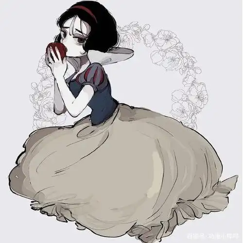 暗黑系迪士尼公主头像大全,帅气的迪士尼公主头像俄罗斯美女画师万圣