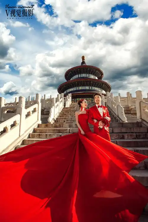 北京婚纱摄影,v视觉大气中国风,给您完美婚礼