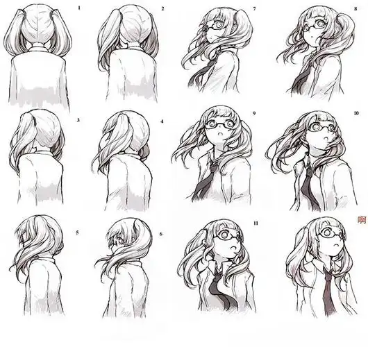 猛然回头时的动作.