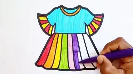 裙子简笔画教程