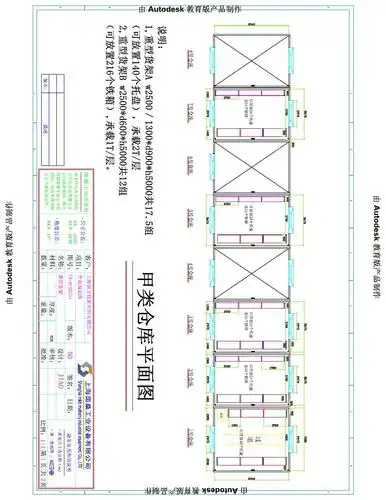 甲类仓库平面规划图