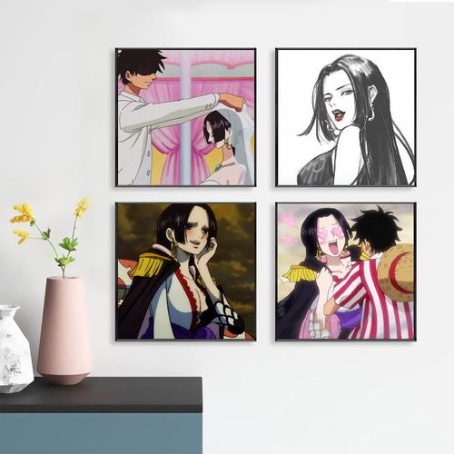 海贼女帝  波雅·汉库克diy数字油画手绘填色油彩画 航海王动漫