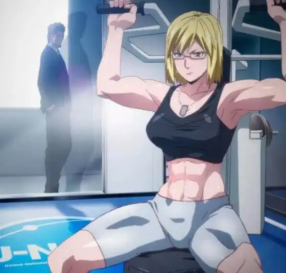 来自动漫中,16个身材完全可以压倒男性的"肌肉女"