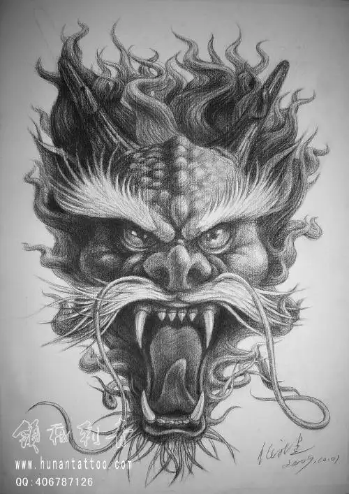 龙头怎么画霸气又简单