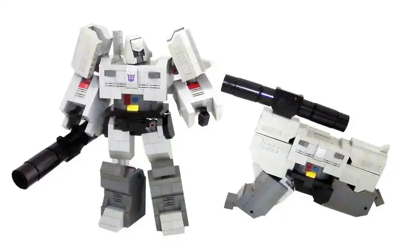 乐高moc作品 变形金刚g1 威震天 变形展示