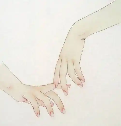 工笔人物——手部的画法步骤_赵胜_美术_骨节