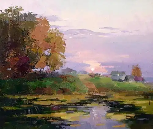 俄罗斯画家РоманБиляев风景油画作品欣赏