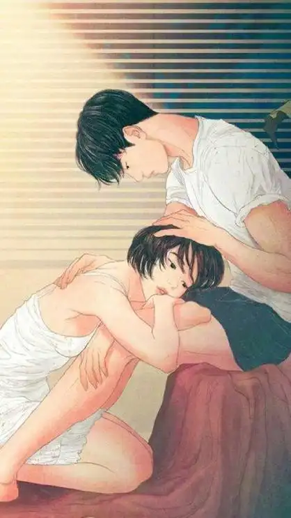 梁世恩zipcy情侣插画作品《触摸》系列520浪漫唯美手绘