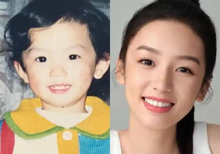 15位女星童年照皆从小美到大,她说自己没整过_杨幂_迪丽热巴_周也