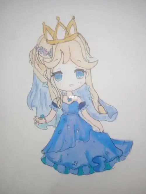 迷你世界灰姑娘,画得不好,请别喷