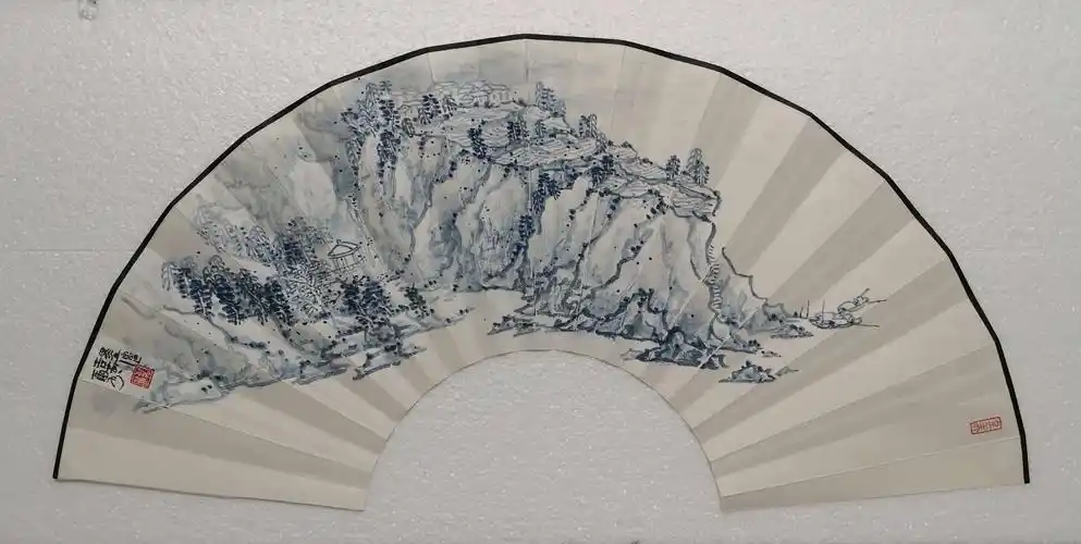 扇上清风一一嘉玺山水折扇二十四品