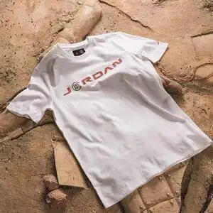 正品clot x jordan aj 联名兵马俑 陈冠希 男女白色 t恤 短袖