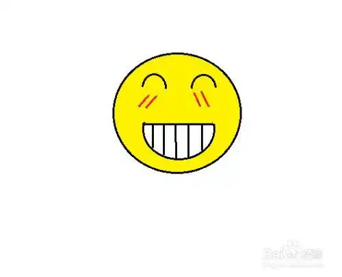 大笑的简笔画