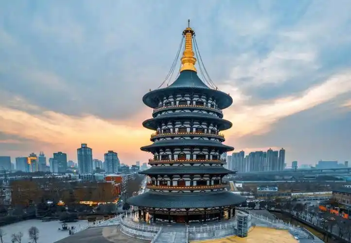 隋唐洛阳城天堂 陆建生拍摄