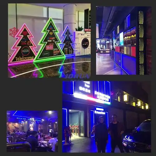 超亮柔性霓虹灯带led户外防水线条灯220v客厅ktv酒吧招牌轮廓婚庆