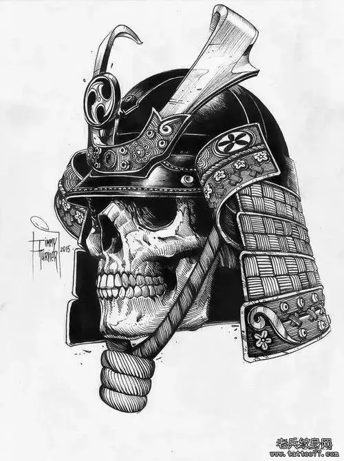 纹身素材第855期鬼武士