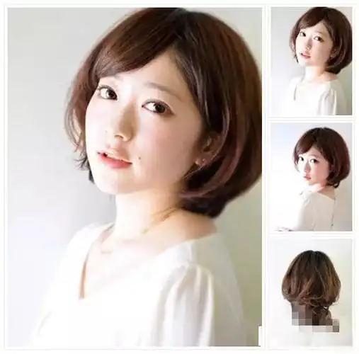 女士波波头发型设计图片 瘦脸减龄两不误