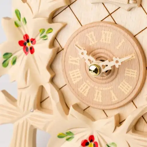 德国engstler黑森林雕刻石英表布谷鸟挂钟爱情鸟壁钟不含挂钟