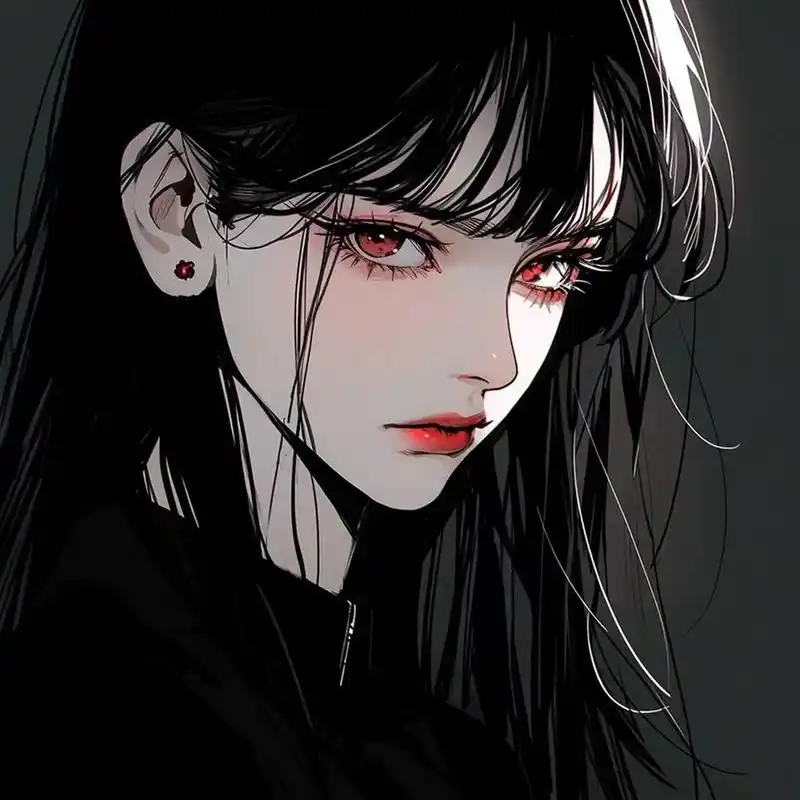 头像分享 | 黑色系动漫女头. 黑色系动漫女头来啦