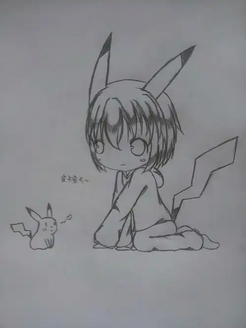 q版呆萌人物简笔画