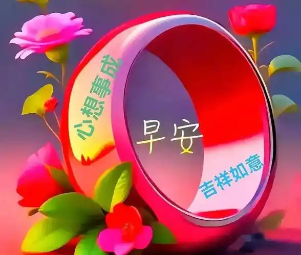 早安问候语图片带字温馨 今日清晨早上好祝福问候语句子