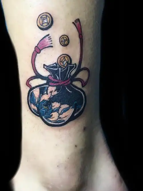 小福袋_纹身图案手稿图片_恩赐的纹身作品集