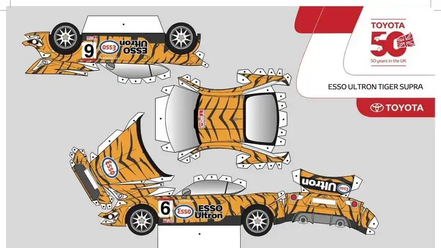 买不起真车还能自制模型系列,丰田86赛车纸模发布丰田86有足