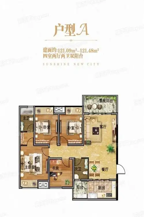 林达阳光新城的好户型,你更倾向哪个呢?来帮我选选呗?