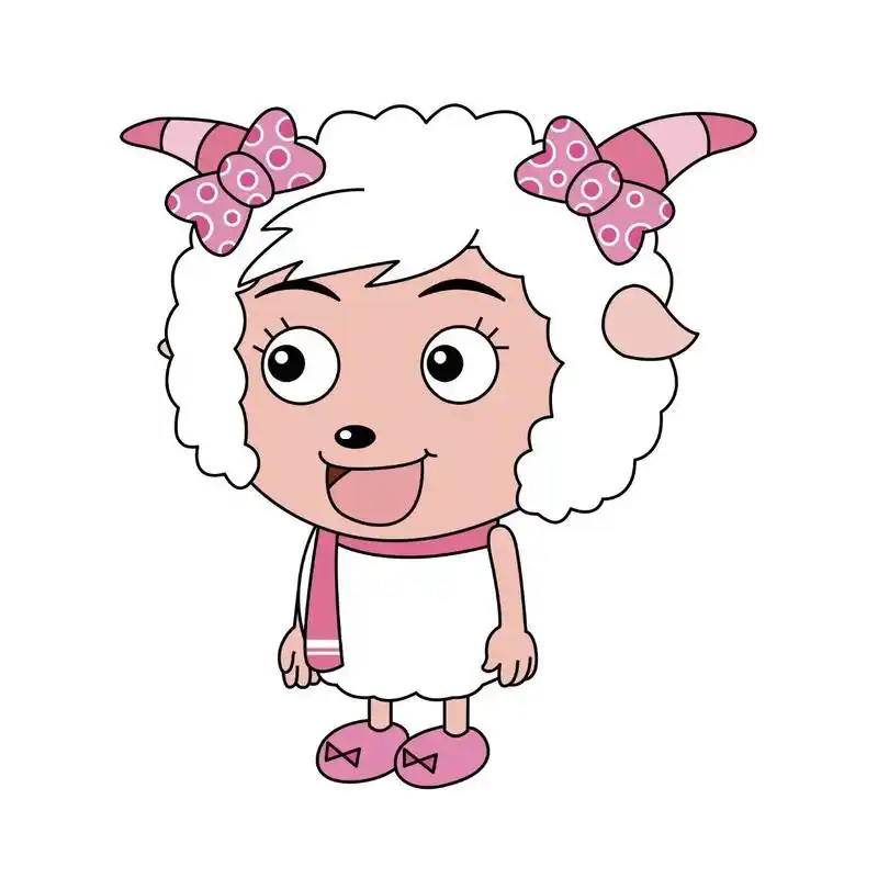 简笔画教程 | 喜羊羊与灰太狼之美羊羊 无敌可爱美丽的美羊羊来喽!