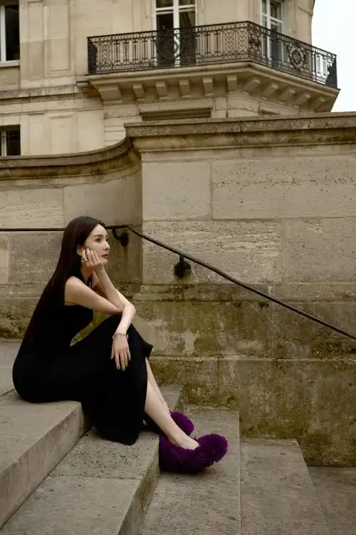 林萧是你吗##杨幂街拍松弛感##杨幂巴黎街拍故事感