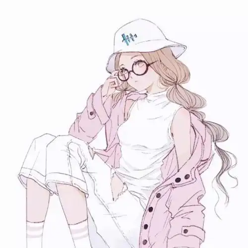 森系小清新可爱的动漫女生头像_可爱点