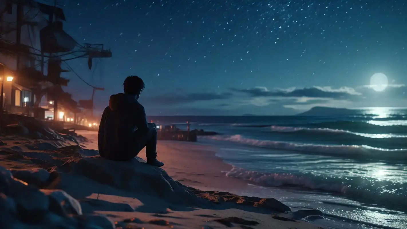 伤感背影壁纸,一个人的孤独时光90 有时候,一个人走在漫长的路上