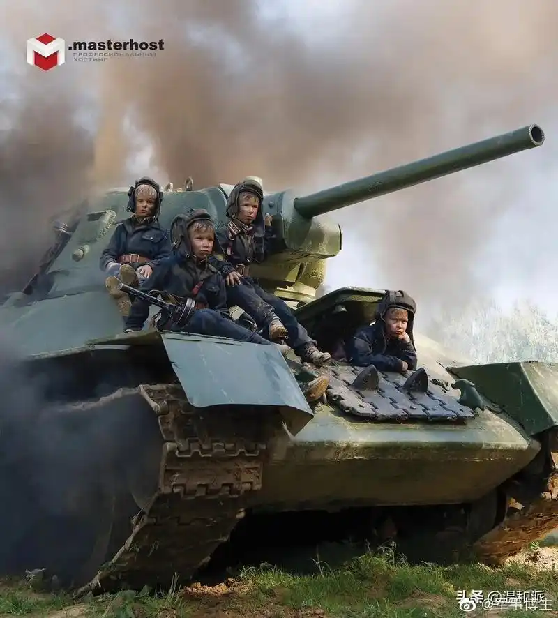 分享一组俄罗斯儿童重现前苏联伟大卫国战争的照片国防教育要从儿童