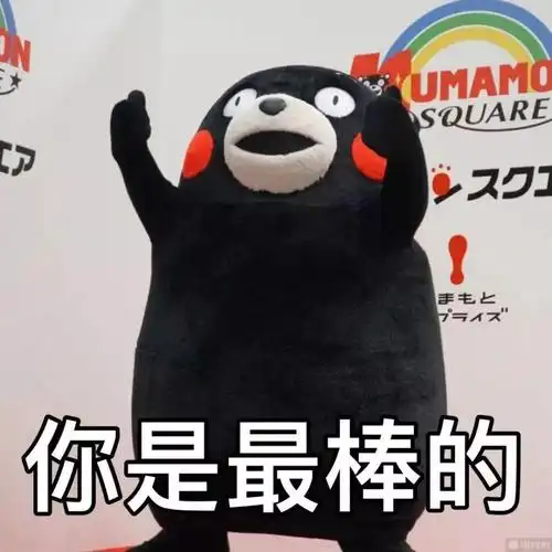 今日表情包精选:熊本熊——一定要开心每一天