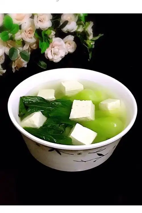 神话1做的青菜豆腐汤