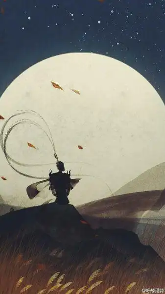 我想要一张孙悟空的图片,傍晚,他坐在远处,背影是黑的,感觉有点看