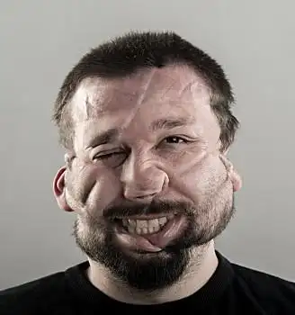 丑陋,怪异,男人,头像,精神错乱