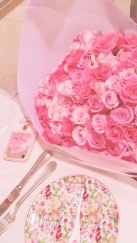 粉色系日系分割壁纸