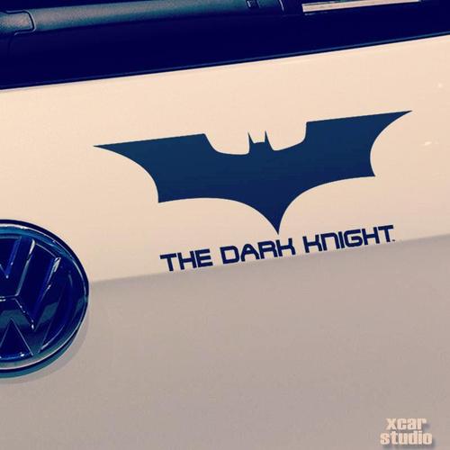 爱卡车贴 个性汽车贴纸 威诗柏反光贴纸 黑暗骑士 蝙蝠侠标志尾箱