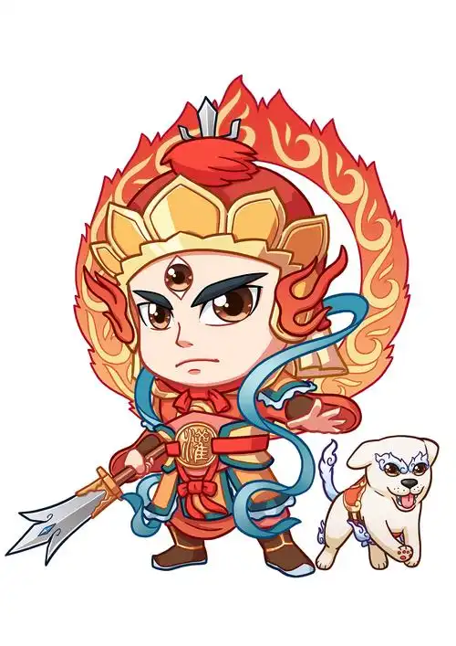 二郎神城市吉祥物设计