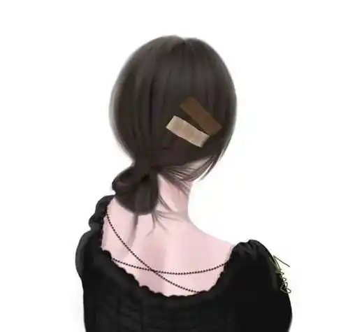 手绘女生背影微信头像 手绘头像图片大全 -【爱个性】